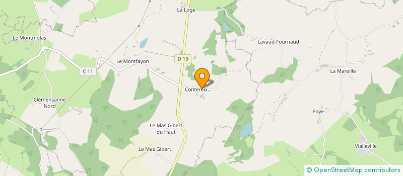 localisation de l'entreprise MONSIEUR ANTOINE BARIANT à LE CHATENET EN DOGNON