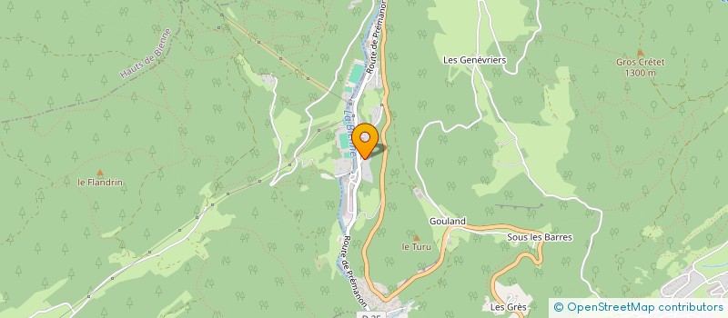 localisation de l'entreprise MONSIEUR ANTOINE BARIOD  LES ROUSSES