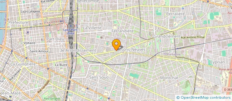 localisation de l'entreprise MONSIEUR ANTOINE BARRIER  LYON