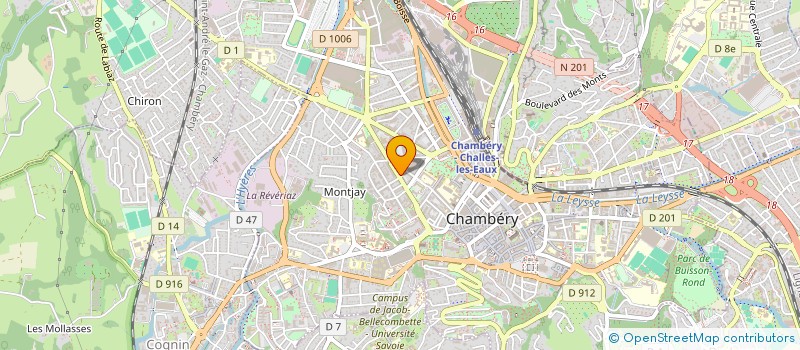 localisation de l'entreprise MONSIEUR ANTOINE BARSE à CHAMBERY