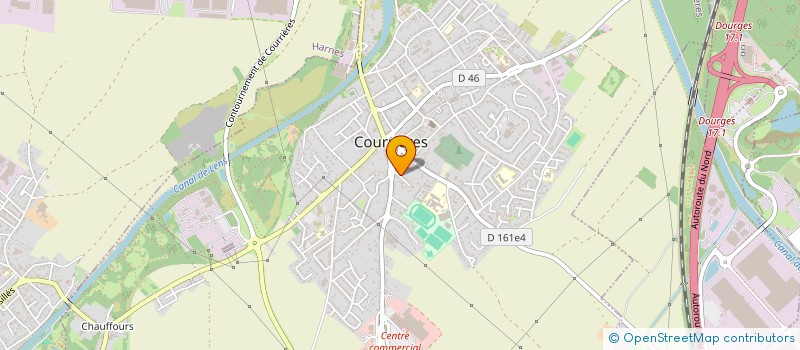 localisation de l'entreprise MONSIEUR ANTOINE BARTHELEMY  COURRIERES