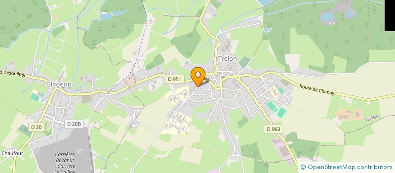 localisation de l'entreprise MONSIEUR ANTOINE BARTHELEMY  TRELON