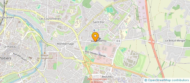 localisation de l'entreprise MONSIEUR ANTOINE BARTHELEMY  POITIERS