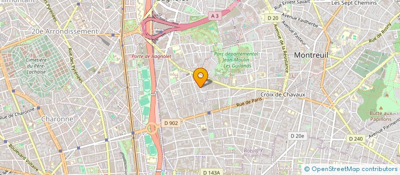 localisation de l'entreprise MONSIEUR ANTOINE BASLER à BAGNOLET