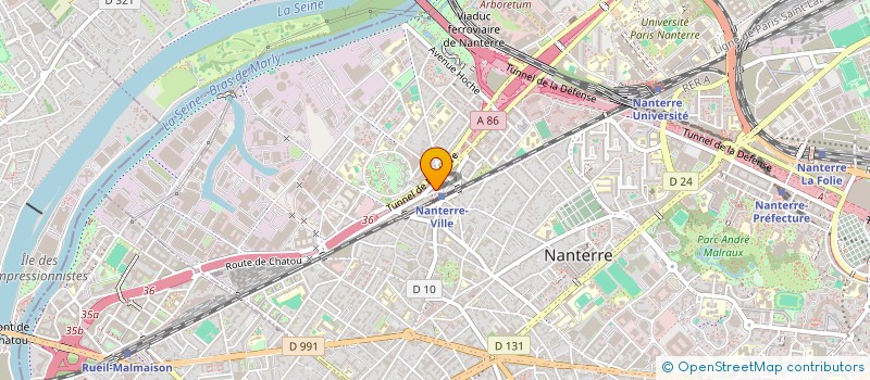 localisation de l'entreprise MONSIEUR ANTOINE BASSE  NANTERRE