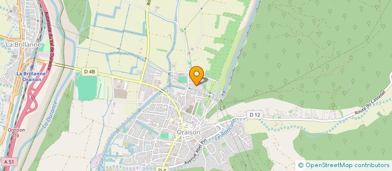 localisation de l'entreprise MONSIEUR ANTOINE BATTESTI  ORAISON