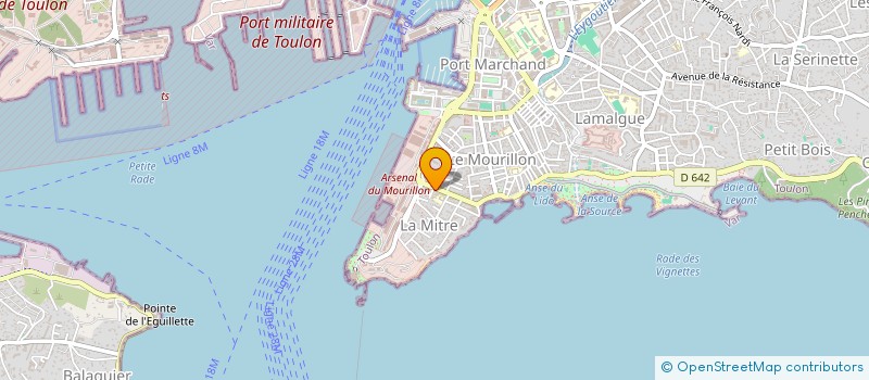 localisation de l'entreprise MONSIEUR ANTOINE BATTUT  TOULON