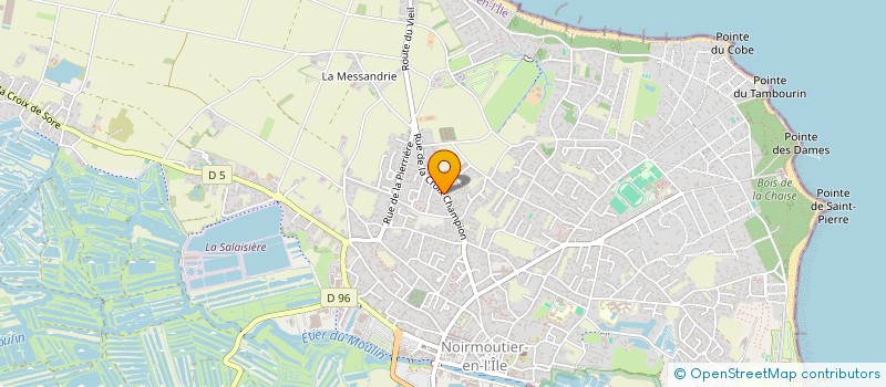 localisation de l'entreprise MONSIEUR ANTOINE BAUDON  NOIRMOUTIER-EN-L'ILE