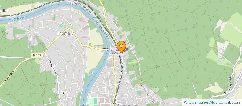 localisation de l'entreprise MONSIEUR ANTOINE BAUDONCOURT  CHAMPAGNE-SUR-SEINE