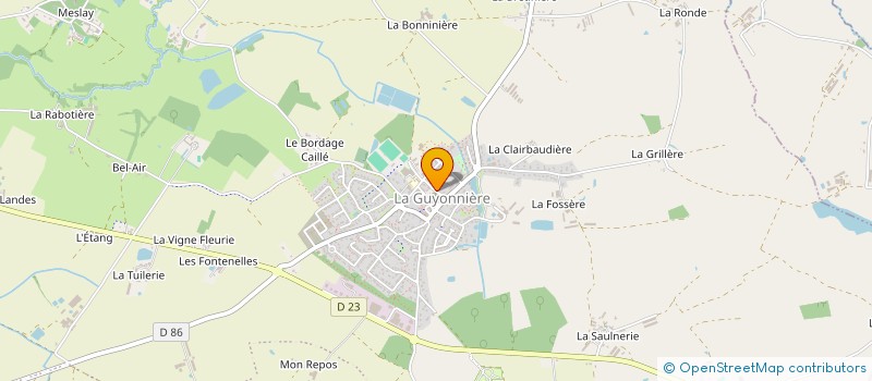 localisation de l'entreprise MONSIEUR ANTOINE BAUDRY à MONTAIGU-VENDEE