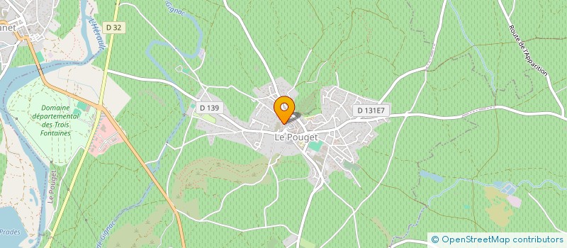 localisation de l'entreprise MONSIEUR ANTOINE BAUTISTA à LE POUGET