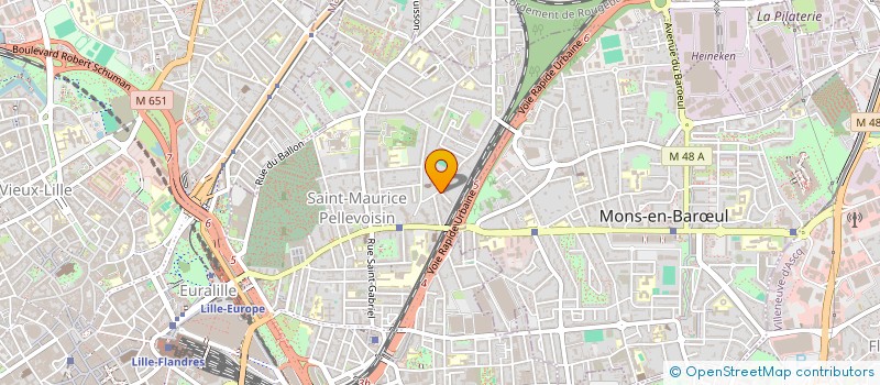 localisation de l'entreprise MONSIEUR ANTOINE BAYART à LILLE
