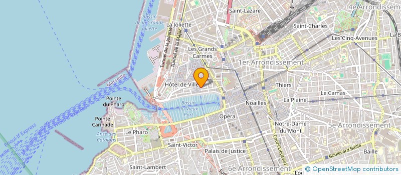 localisation de l'entreprise MONSIEUR ANTOINE BEAU  MARSEILLE