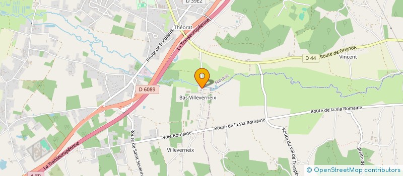 localisation de l'entreprise MONSIEUR ANTOINE BEAU  NEUVIC