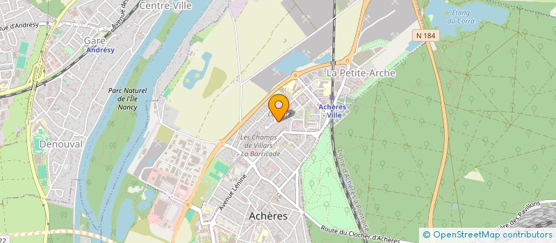 localisation de l'entreprise MONSIEUR ANTOINE BEAUFILS  ACHERES