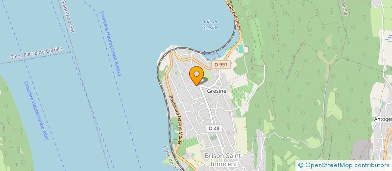 localisation de l'entreprise MONSIEUR ANTOINE BEAUFORT  BRISON-SAINT-INNOCENT