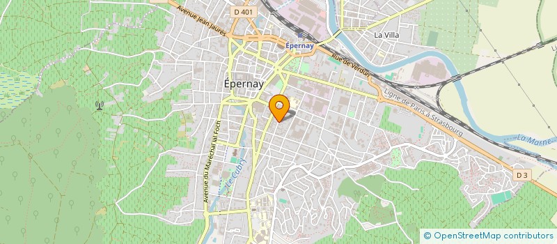 localisation de l'entreprise MONSIEUR ANTOINE BECHMANN  EPERNAY