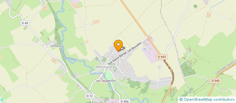 localisation de l'entreprise MONSIEUR ANTOINE BEIGNEUX  MONTGIVRAY