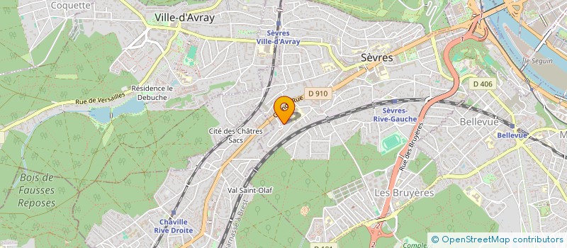 localisation de l'entreprise MONSIEUR ANTOINE BEINE à SEVRES