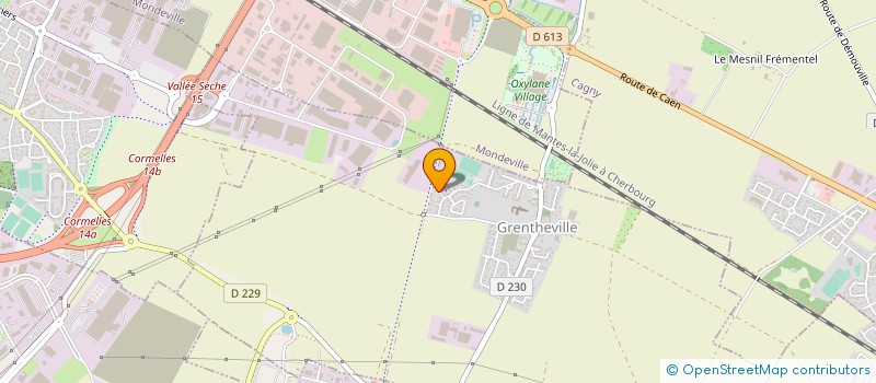 localisation de l'entreprise MONSIEUR ANTOINE BELLOIR  GRENTHEVILLE