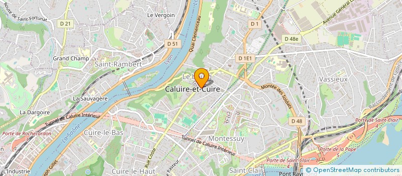 localisation de l'entreprise MONSIEUR ANTOINE BELUZE  CALUIRE-ET-CUIRE