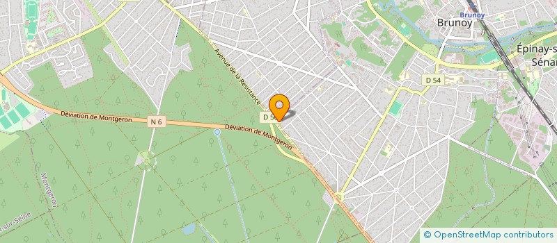 localisation de l'entreprise MONSIEUR ANTOINE BEN SIMON  BRUNOY