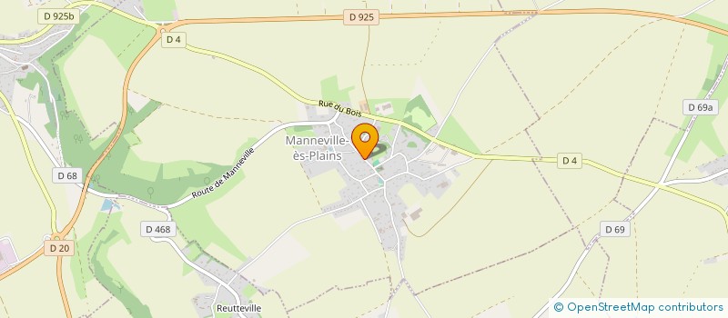 localisation de l'entreprise MONSIEUR ANTOINE BENARD  MANNEVILLE-ES-PLAINS