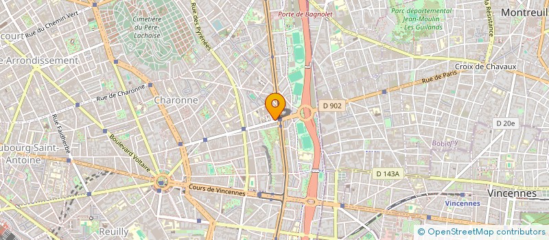 localisation de l'entreprise MONSIEUR ANTOINE BENARD  SEVRAN