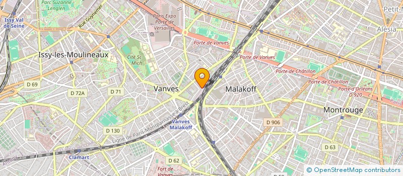 localisation de l'entreprise MONSIEUR ANTOINE BENASSY  VANVES