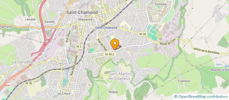 localisation de l'entreprise MONSIEUR ANTOINE BENBAHI à SAINT-CHAMOND