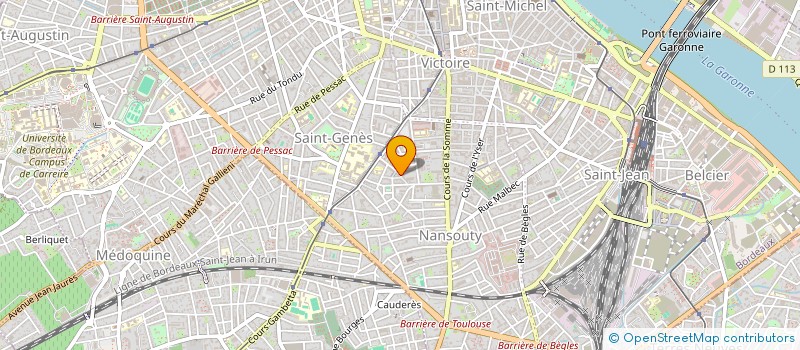 localisation de l'entreprise MONSIEUR ANTOINE BENHAMOU  BORDEAUX