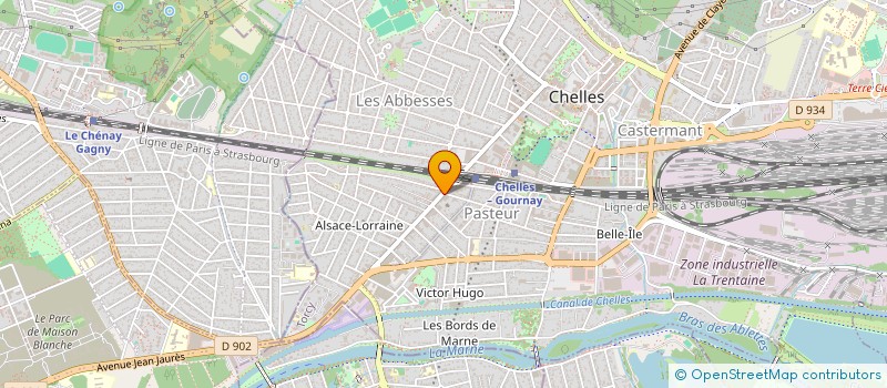 localisation de l'entreprise MONSIEUR ANTOINE BENOIT à CHELLES