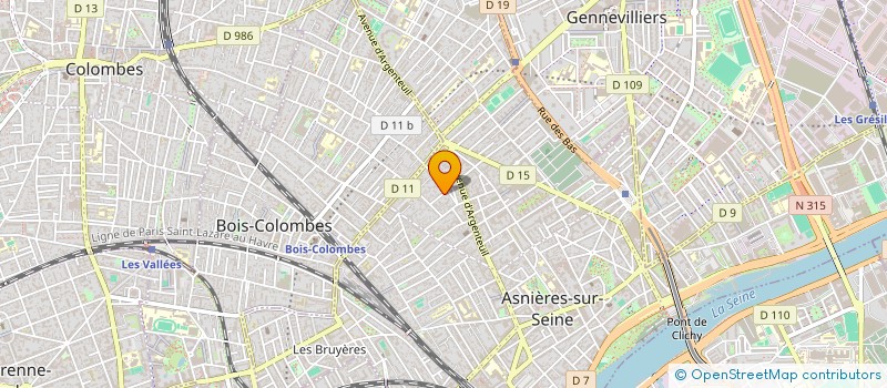 localisation de l'entreprise MONSIEUR ANTOINE-BENOIT DE LUSSIGNY à ASNIERES-SUR-SEINE