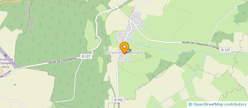 localisation de l'entreprise MONSIEUR ANTOINE BERCY  CORVOL-D'EMBERNARD