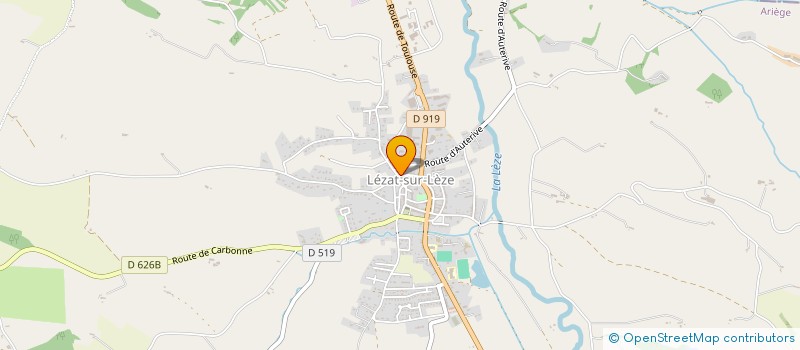 localisation de l'entreprise MONSIEUR ANTOINE BERDEIL à LEZAT-SUR-LEZE