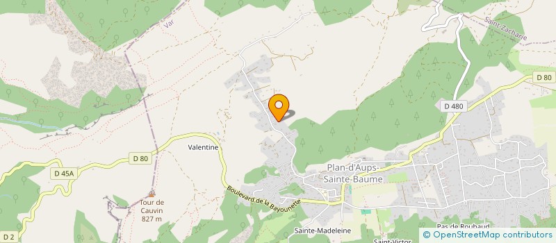 localisation de l'entreprise MONSIEUR ANTOINE BERENGUER à PLAN-D'AUPS-SAINTE-BAUME