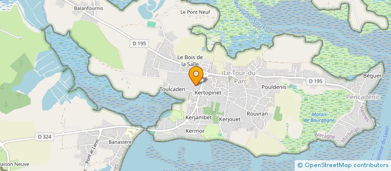 localisation de l'entreprise MONSIEUR ANTOINE BERLATIER à LE TOUR-DU-PARC
