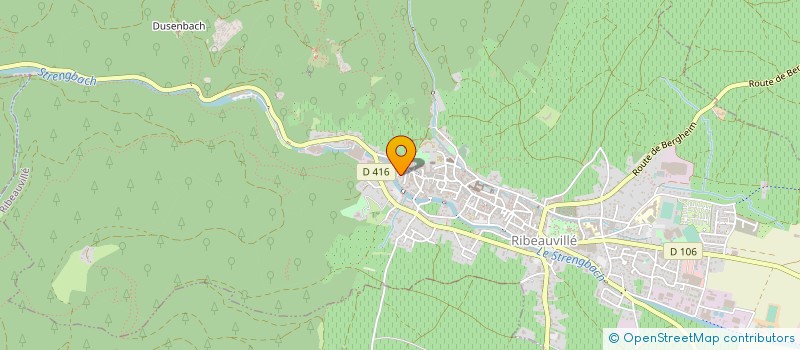 localisation de l'entreprise MONSIEUR ANTOINE BERNABEL  RIBEAUVILLE