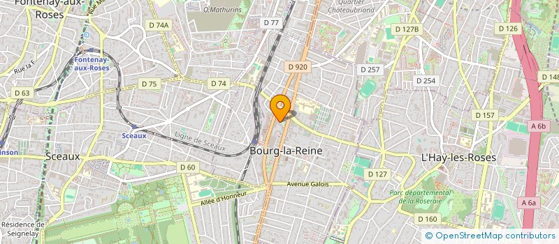 localisation de l'entreprise MONSIEUR ANTOINE BERNADAT à BOURG-LA-REINE