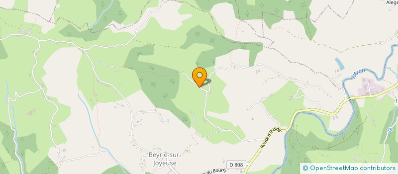 localisation de l'entreprise MONSIEUR ANTOINE BERNARD  BEYRIE-SUR-JOYEUSE