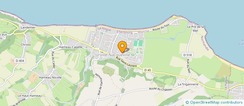 localisation de l'entreprise MONSIEUR ANTOINE BERNARD  LA HAGUE