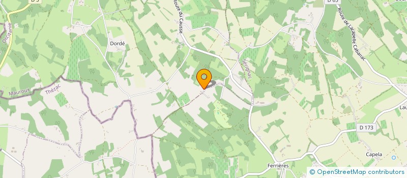 localisation de l'entreprise MONSIEUR ANTOINE BERNARD  MAUROUX