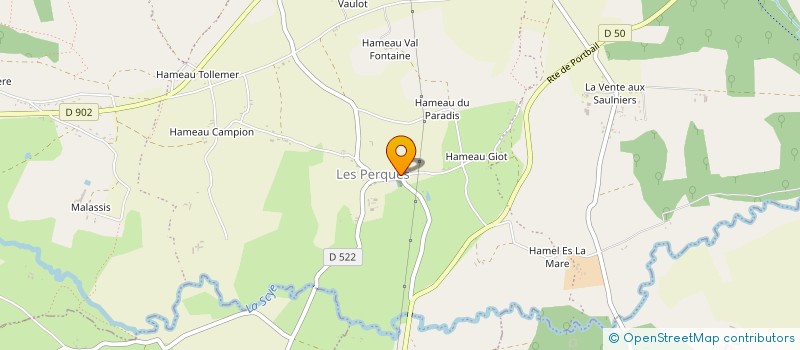 localisation de l'entreprise MONSIEUR ANTOINE BERNOLLIN  BRICQUEBEC-EN-COTENTIN