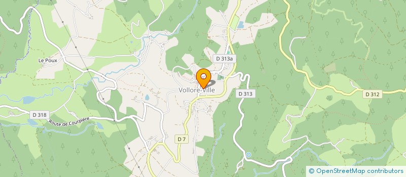 localisation de l'entreprise MONSIEUR ANTOINE BERRY  VOLLORE-VILLE