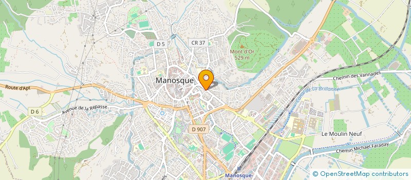 localisation de l'entreprise MONSIEUR ANTOINE BERTHIER à MANOSQUE