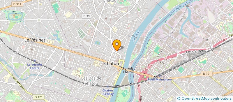 localisation de l'entreprise MONSIEUR ANTOINE BERTHOLIER  CHATOU