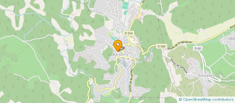 localisation de l'entreprise MONSIEUR ANTOINE BERTIN  BARJOLS