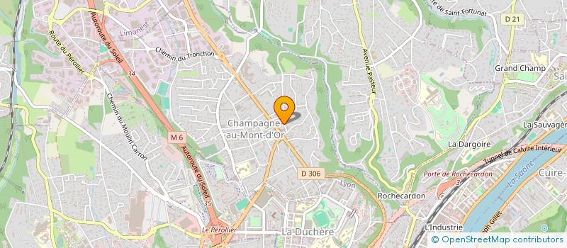 localisation de l'entreprise MONSIEUR ANTOINE BERTIN  CHAMPAGNE-AU-MONT-D'OR