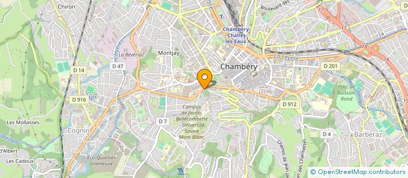 localisation de l'entreprise MONSIEUR ANTOINE BERTIZZOLO  CHAMBERY