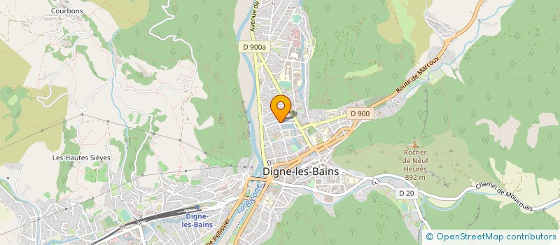 localisation de l'entreprise MONSIEUR ANTOINE BERTRAND  DIGNE-LES-BAINS